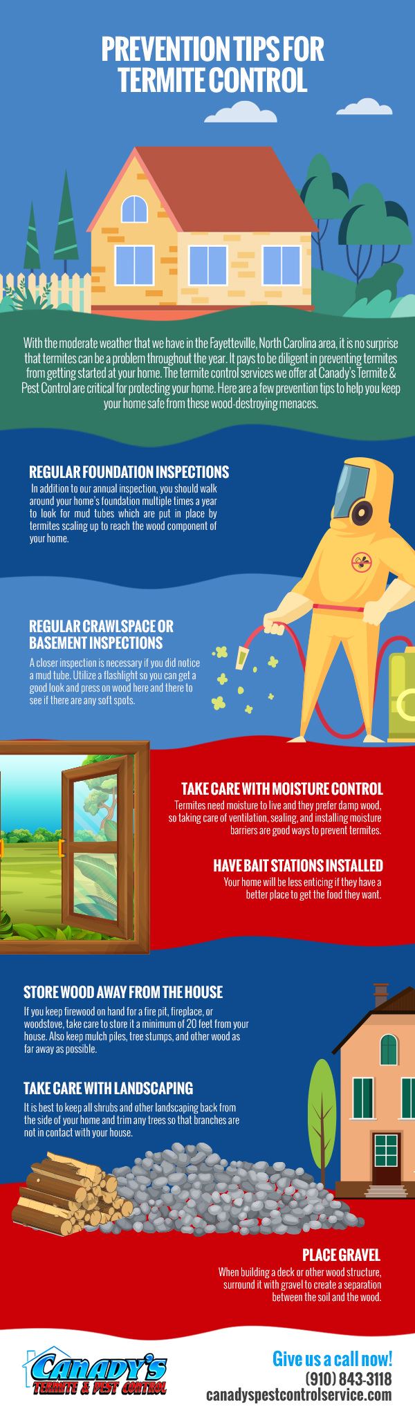 Prevention Tips for Termite Control [infographic]